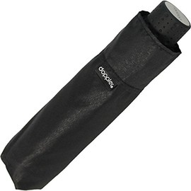 doppler Pocket Umbrella Fibre Havana Plain, black, Mini, Compact