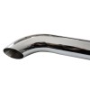GMRRacing 2PCS Chrome 3"OD x 36" inch Curved Stack Pipe