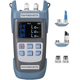 Fiber Optic PON Optical Power Meter A-330U SCUPC FCUPC Interface PON Network Tester 1310nm 1490nm 1550nm Fiber Network Tester PON Optical Power Meter Testing Tool
