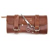 Leather Hairdressing Scissor Case - Shears Tool Roll for Barbers