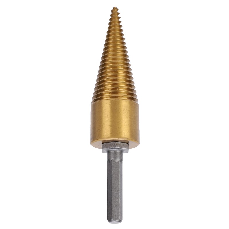 Twist Firewood Splitter Wood Cone Punch Drill Bit Hex Shank