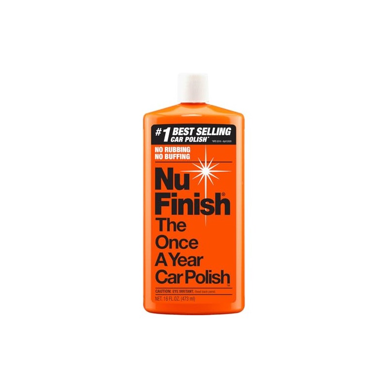 Nu Finish NF-76 Pulidor Líquido para Coches y Camiones, Naranja,