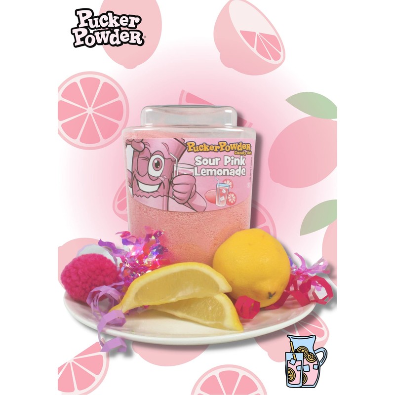 Pucker Powder Sour Pink Lemonade,Party Favors - Weddings - Receptions