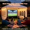 GREBSTK 10x10ft Pop Up Canopy Tent with Sidewalls, Instant Setup,