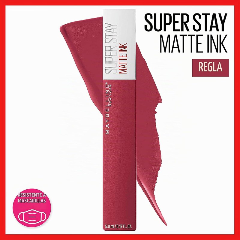 Labial líquido matte Maybelline Superstay 2 tonos – 80 Ruler