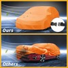 Partuto Car Cover Waterproof All Weather Automotive Outdoor Anti-UV Full