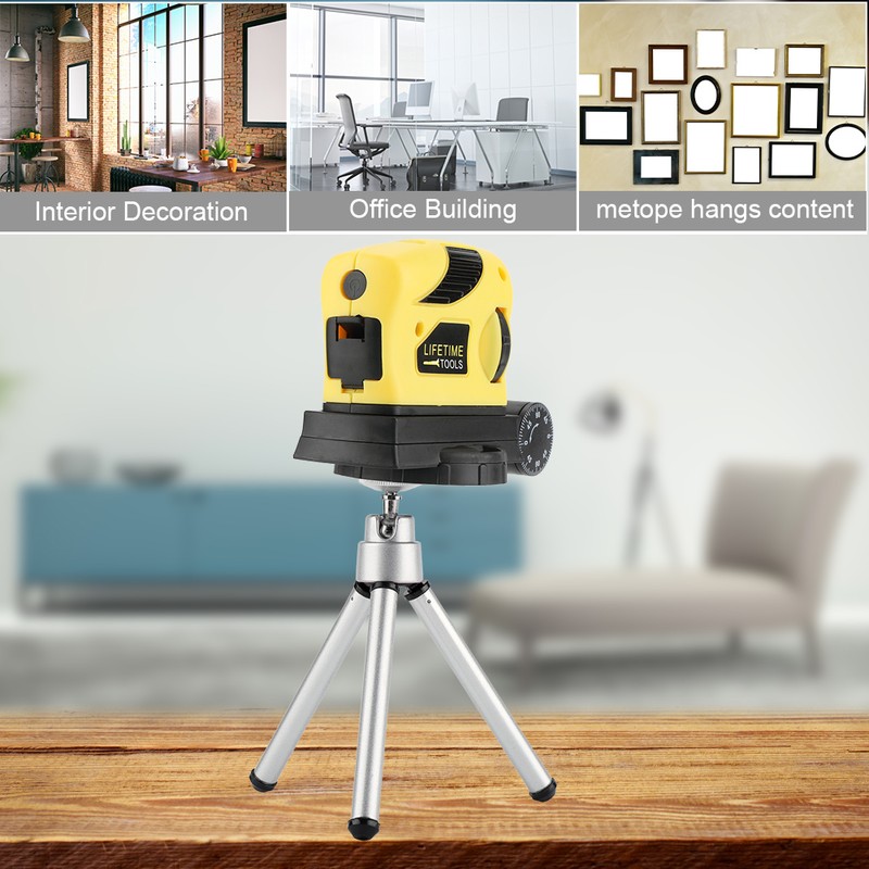 Laser Spirit Level Point/Line/Cross Horizontal Vertical Alignment Adjustment Tool with