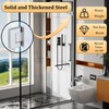 Alise Glass Shower Door Hinge,Hinges for Glass Doors,Heavy Duty Solid