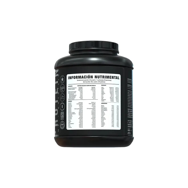 Proteína Aislada De Suero Amz Isolate Whey Vainilla Polvo