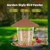 RichBird Window Bird Feeder for Outdoors, Clear Bird Feeders Window