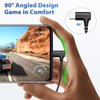 iMangoo USB C Headphones Wired Earbuds 90° Angled for Apple