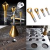 MOLATE 4 Pcs Chamfering Cutter, Deburring, Hole Drilling, Chamfering, Punching