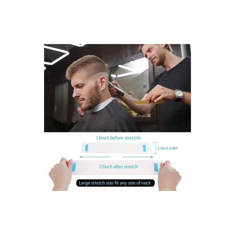 Papel Cuello Profesional Para Barberia 5 Rollos 100tiras Cu