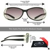 proSPORT Reading Sun Glasses +1.25 Tinted Smoke Lens Black frame