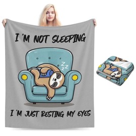 Fathers Day Funny Gifts for Dad from Daughter Son Best Dad Ever Father Birthday Gifts Super Cozy Throw Flannel Blanket for Couch 60"x50" Grey