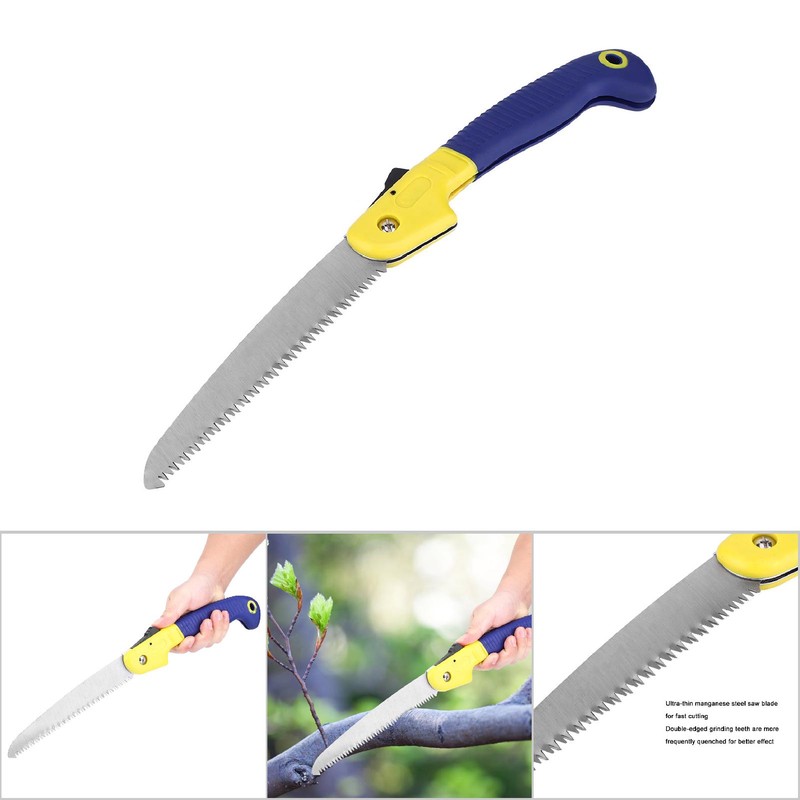 Folding Saw 65 Manganese Steel High Hardness Flower Trees Hand