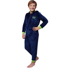 Harry Bear Gaming Onesie | Boys Gaming PJs | Gamer Boys Onesie | Boys’ Onesies | Blue 11-12 Years