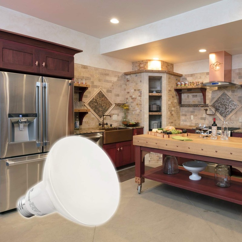 Yeegfeyzz Tiptop Home BR30 LED Floodlight, 11W (65W Equivalent), Dimmable,