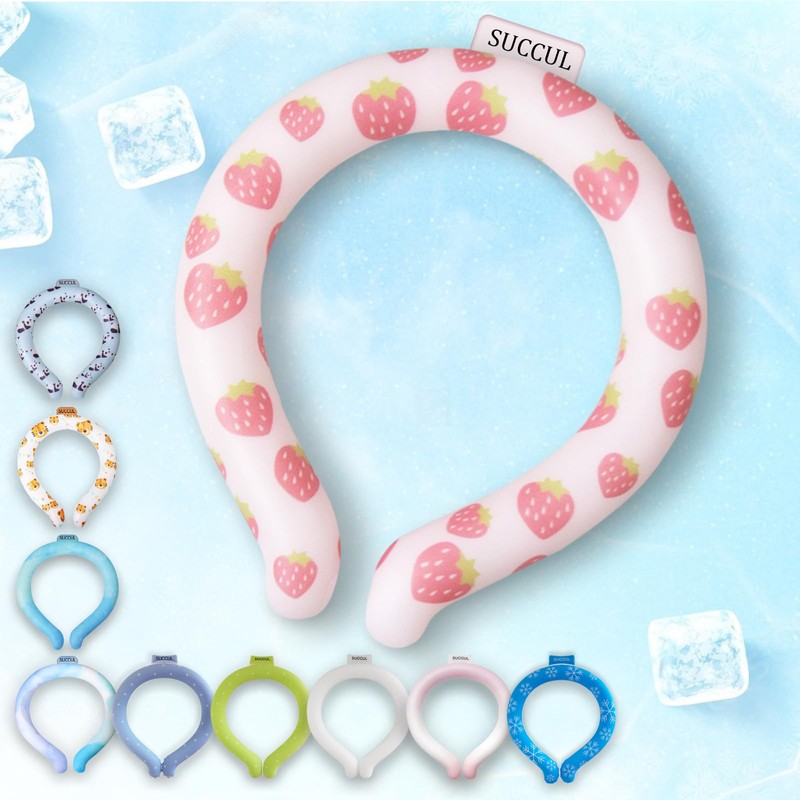[Design by Japan] SUCCUL Neck Cooler, Kids, Cool Ring, 98°F