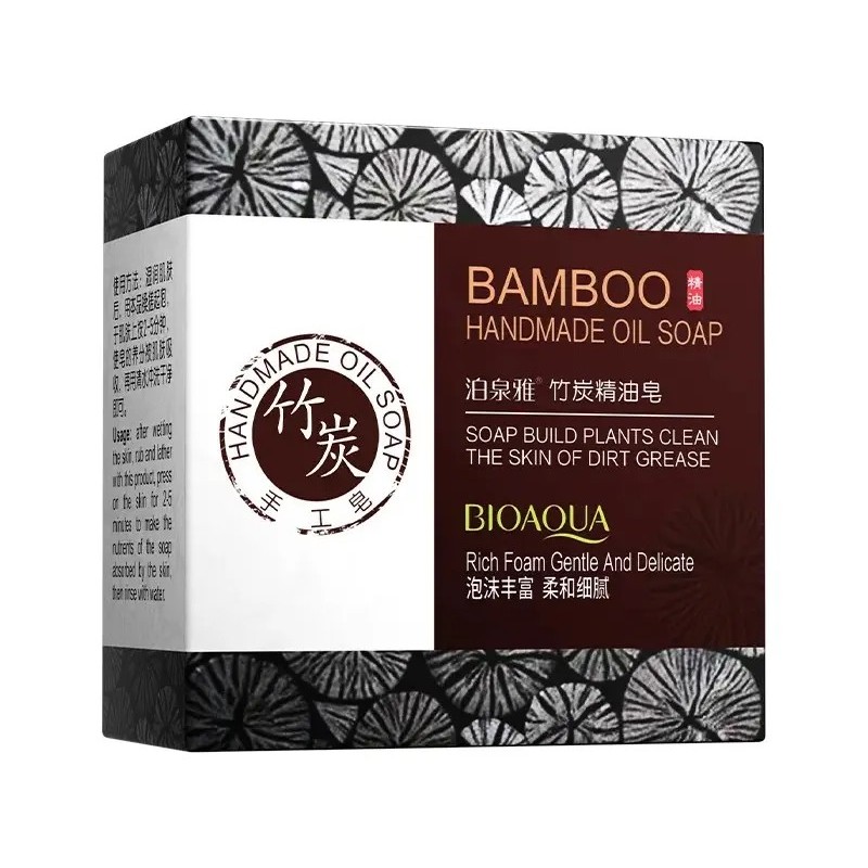 Bioaqua Jabón Aclarante Exfoliante Elimina Manchas Bamboo Charcoal 100g