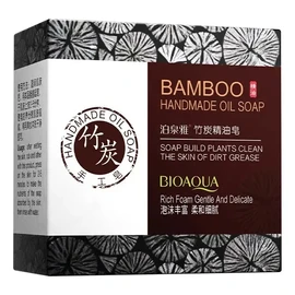 Bioaqua Jabón Aclarante Exfoliante Elimina Manchas Bamboo Charcoal 100g