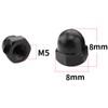 Yesmin 12 Pcs M5 Dome Nut,For Industry,Power,Hardware,Equipment,Etc