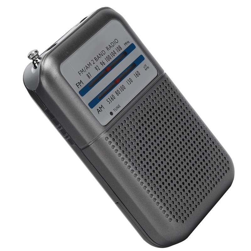 DE-333 Portable Radio AM/FM Receiver Pocket Size 2 Band High