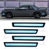 DERMOKA LED Side Marker Lights Front Rear Bumper Parking Signal