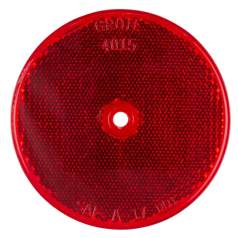 Grote 40152 Red Sealed Center-Mount Reflector