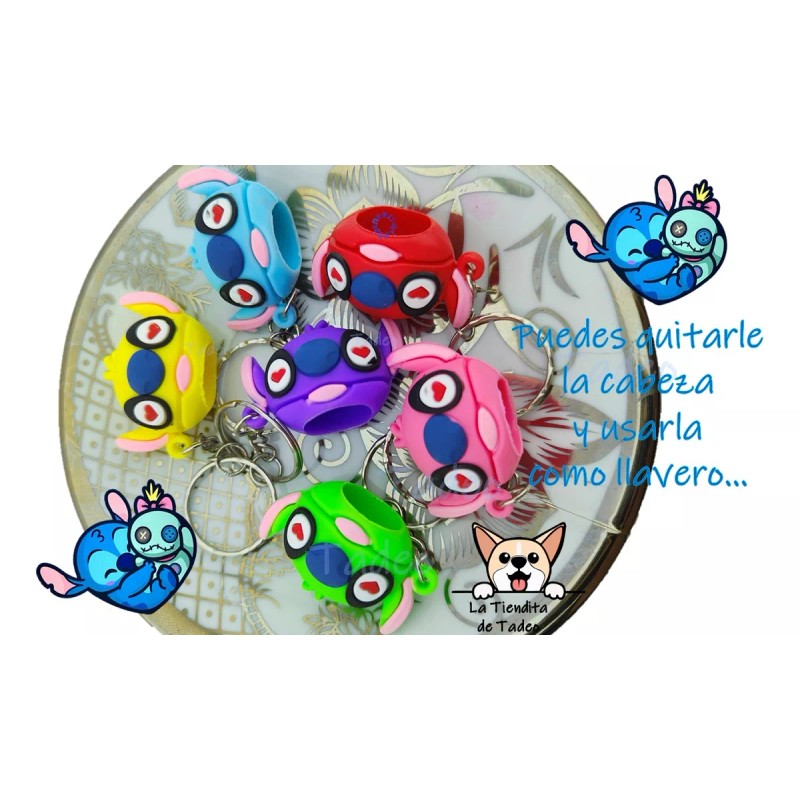 KT&C Lip Gloss Para Labios Kawaii Stitch 6 Piezas +