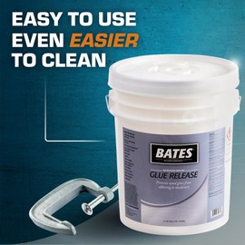 Bates Glue Release & Boothcoating - Bates is a Temporary Water-Based, Emulsion Coating for The Woodworking Industry That Allows Surfaces to Repel Glue. … (5 Gallon)