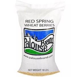 Palouse Brand Bulk Red Spring Wheat Berries, 18 LBS