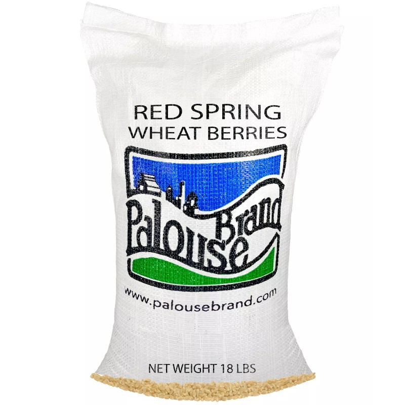 Palouse Brand Bulk Red Spring Wheat Berries, 18 LBS