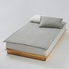 JAJU [JAJU] Cotton Washing Pigment Reversible Pad_SS_Gray