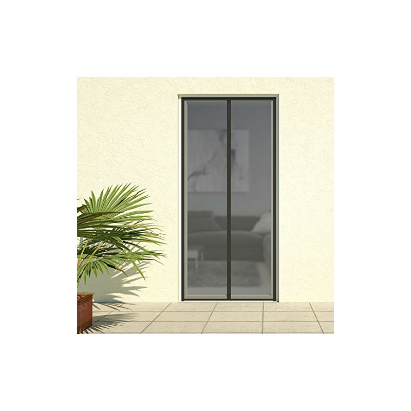 Deluxe 101380105-VH Magnetic Fly Screen Slat Curtain 100 x 220