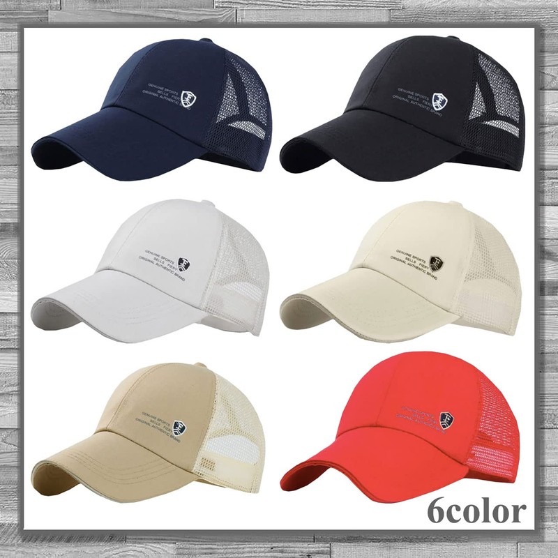 Rex Standard CH089 Mesh Cap with Logo, Black