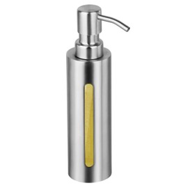 GLUBEE Soap Dispenser, 7oz Rust Proof Stainless Steel Soap Dispenser, Refillable for Bathroom and Kitchen, Dish Hand Soap Dispenser for Essential Oils, Shampoo, Lotion