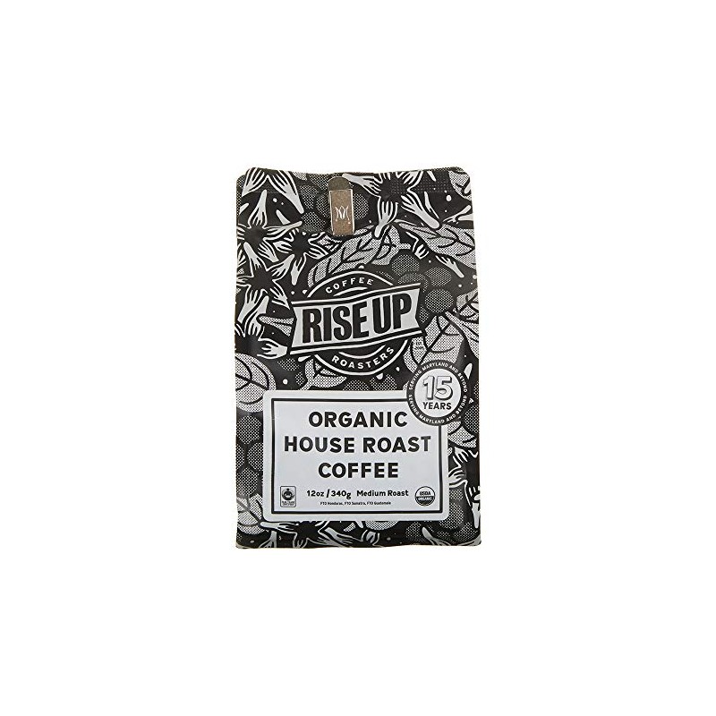 Organic House Roast, Certified Fair Trade Organic Coffee, 12 oz,