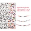 6986 Pieces DIY Craft Bracelet Letters Colourful Beads Kit Glass