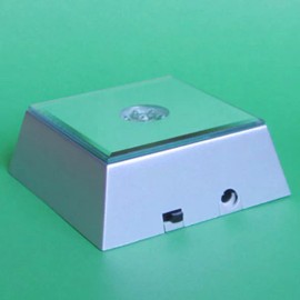7 LED square light base for 3D photo crystal engraving glass art display stand