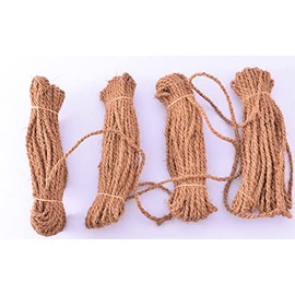 Coconut Fiber Twine Made of 100% Natural Coconut Fiber,Weight per Hank is 1 Lbs,and Length is 200 Feet