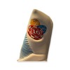 BLADE STYLE GOLF PUTTER HEADCOVER. LAS VEGAS WHITE DESIGN.