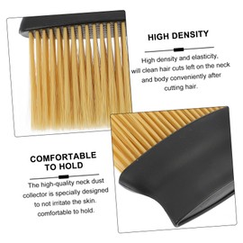 Baluue 2pcs Portable Hair Cleaning Brush Professional Hairdressing Tools for Easy Removal of Hair Clippings Lightweight and Skin-friendly Design for Barbers and Home Use