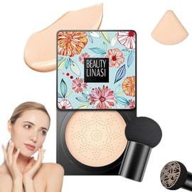 Beauty Cream, Beauty Linasi Clear Cover Beauty Cream, Air Cushion Cc Cream, Moisturizing Concealer, Makeup Long Lasting (A-Lvory)