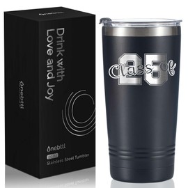 Onebttl Graduation Gifts 2025 - Class of 2025, 20oz Engraved Stainless Steel Insulated Travel Mug as Graduation Party Supplies, Graduation Decorations, Back to School, Graduation Gifts for Him & Her