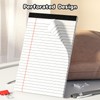 8pcs Legal Pads 5x8 White Note Pads Small Notepads College