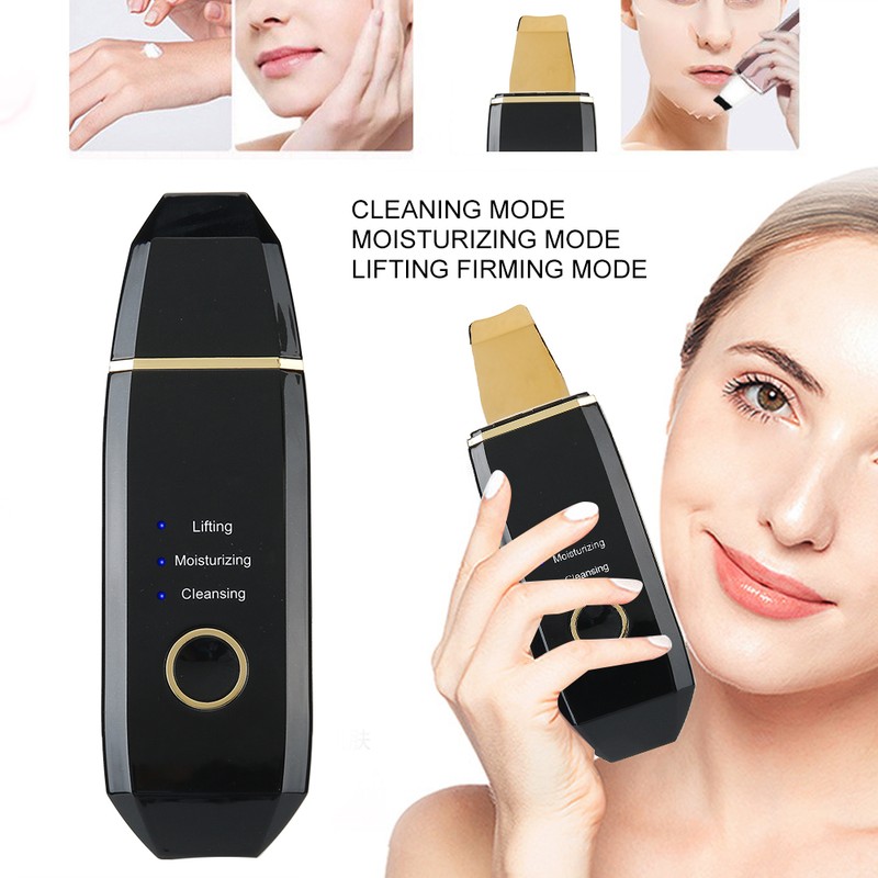 Ultrasonic Skin Scrubber Blackhead Removal Face Cleaning Skin Rejuvenation Machine