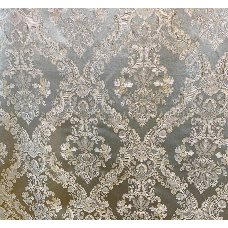 Damask Upholstery and Drapery, Jacquard Fabric Sold by The Yard