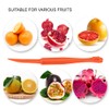 Soft Home Premium Plastic Orange Peeler Lemon Citrus Peel Cutter