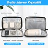 Double Layer Electronic Organiser, Travel Cable Bag, Portable Electronic Storage